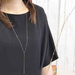 k10 ジュエリーツツミ ラリエット ロングネックレス YG - メルカリ