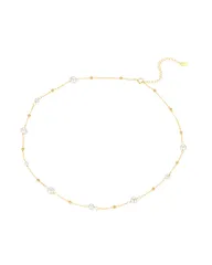 [Liebendo] パールネックレス レディース 人工真珠 チェーン 人工パール シンプル アクセサリー 冠婚葬祭 結婚式 パーティー 母の日プレゼント 