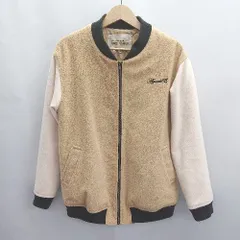 ◇ ⊇ one after another NICE CLAUP 長袖 ブルゾン サイズ0 ベージュ ブラック レディース E  【1502180060557】