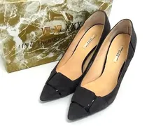 ■美品■ VII XII XXX セブントゥエルブサーティー スエード ヒール パンプス 表記サイズ 24 靴 シューズ レディース グレー系 DK6239