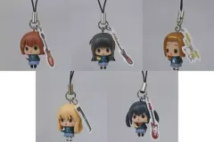 【中古】雑貨 全5種セット 朝食ティータイムフィギュア オリジナルストラップ 「けいおん!!×十六茶」 対象商品購入特典のサムネイル