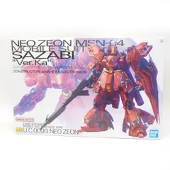 新品未使用　NEO ZEON MSN-05 SAZABI MGサザビー ガンダム Gunpla MG 1/100 Neo Zeon MSN-04 Sazabi Ver.Ka