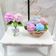 #538 ミニチュア　紫陽花セット　＊④
