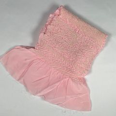 帯揚げ　ピンク　正絹　絞り　ほつれあり　使用可