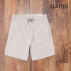 25春夏/GAUDI/Lサイズ/イージー ハーフパンツ C511GU25002 ストレッチ 無地 スポーティー ショーツ 新作 新品/ベージュ/kf289/