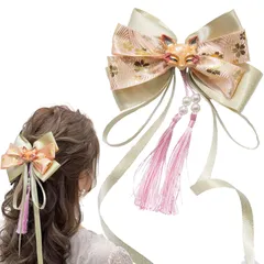 [JZOON] 髪飾り 卒業式 袴 髪飾り 成人式 和装 ヘアアクセサリー 浴衣 髪飾り リボン 浴衣 着物 振袖 髪 飾り 髪留め 七五三 お宮祭り 花火大会 入学式 結婚式 H3100