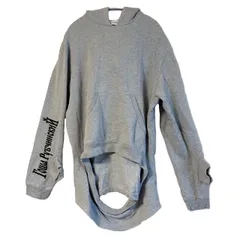 ゴーシャラブチンスキー gosha rubchinskiy 変形 デザイン 袖刺繡 ロゴ スウェット パーカー R9のサムネイル