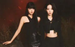 【中古】コレクションカード(女性) 08：LE SSERAFIM/SAKURA(サクラ)・HONG EUNCHAE(ホン・ウンチェ)/「2023 LE SSERAFIM TOUR ‘FLAME RISES’ IN SEOUL」ミニフォトカード