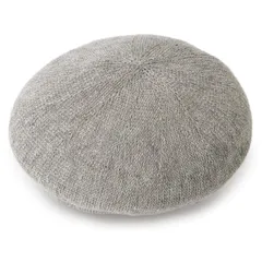 ベーシックエンチ Linen Thermo Beret ベレー 麻 ヘンプ 涼しい 軽量 春夏 レディース メンズ グレー [グレー] [57.0-59.0 cm]