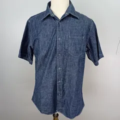 オールドユニクロ　OLD UNIQLO　デニムシャツ　サイズXL　紺タグ　【708】.