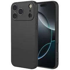 iPhone17 Pro ケース TPU ソフト カラー ケース 【Color】ブラック