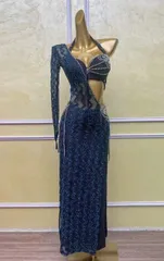 ベリーダンス サイーディ オリエンタル衣装 セットアップ 3色オーダーメイド