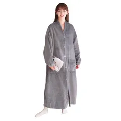 [Gemarwel] 着る毛布 冬【保温＆極上の触り】 吸湿発熱 暖かい 防寒 男女兼用 ガウン ルームウェア 着るブランケット パジャマ 洗える 乾きやすい