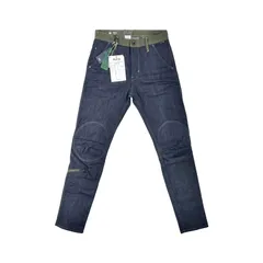 G-Star RAW ジースター ウエスト ミリタリー グリーン カーキ カラーコントラスト ノンウォッシュ ダーク インディゴ 3D 立体裁断 ジップデザイン スリム テーパード バイカーデニム ストレッチ ジーンズ ユーロ カジュアル オランダ ブランド