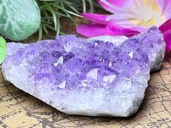 ウルグアイ産　アメジスト　紫水晶　クラスター　原石