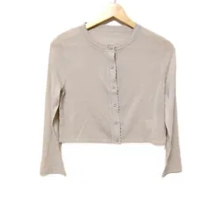 FOXEY(フォクシー) カーディガン サイズ38 M レディース美品  - 40513 ベージュ 長袖のサムネイル