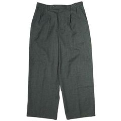 URBAN RESEARCH アーバンリサーチ 22AW カバートクロスワイドトラウザー UR26-14B009 L BLACK 2タック パンツ ボトムス g21817