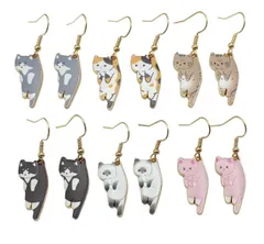 ピアス 猫 ねこ キャット CAT 吊るし ネコ 猫雑貨 個性 おしゃれ 萌えグッズ キーリング かわいい レディース メンズ 誕生日 記念日 select ギフト プレゼント