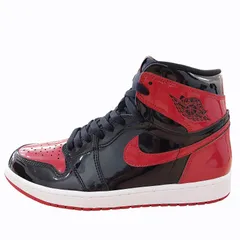 ナイキ NIKE エア ジョーダン 1 レトロ ハイ OG パテント ブレッド AIR JORDAN 1 RETRO HIGH OG PATENT BRED スニーカー シューズ ハイカット シカゴ 555088-063 US9.5 27.5cm