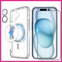 Size:iPhone16 【米軍規格・Magsafe対応】FOYOU iphone16 用 ケース クリア 耐衝撃 カメラレンズ保護付き アイフォン16 用 ケース 米軍MIL規格 耐久性 アイホン16 用 ケース 黄ばみ防止 ワイヤレス充電対応 SGS認証