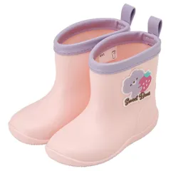 ☆ SweetBear ☆ サイズ15cm ☆ こども ワッペン付レインブーツ SKATER スケーター レインブーツ キッズ ワッペン付レインブーツ 長靴 ながぐつ 雨具 子供用 ワッペン 反射テープ 左右がわかる 中敷き付き 中敷き ワンポイント