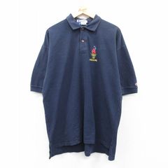 Champion アトランタ五輪 ポロシャツ ネイビー 刺繍 90's - メルカリ