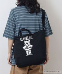 UCLA ユーシーエルエー 2WAY SHOULDER BAG ショルダーバッグ トートバッグ 肩掛け 2バッグ キャンバスバッグ メンズ レディース カレッジ ロゴ アメカジ スポーツ アイビー リーグ ブランド スマホポケット マザーズバック