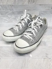 ◇ converse CANVAS ALL STAR 1C989 ローカット スニーカー サイズ23.0ｃｍ グレー系 レディース P  【1407260046356】