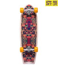 【ムラスポ公式】新品 YOW ヤウ ロング スケートボード コンプリート 28inch PINFISH CRUISER