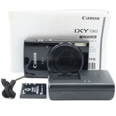 美品】キャノン Canon IXY 190 ブラック《Wifi搭載の人気機種》