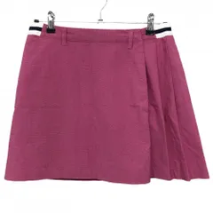 アディダス スカート ピンク ウエストライン 一部プリーツ レディース M ゴルフウェア adidas