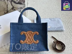 CELINE 2025 ショッパーバッグ - デニム素材 25×18cm [本日特価|新品未使用品]-WT0輸入