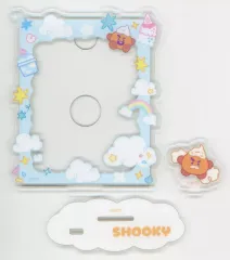 【中古】雑貨 SHOOKY(シュガ) オリジナルアクリルトレカスタンド(ON THE CLOUDアート) 「BT21」 ファミリーマート限定