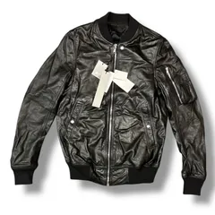 リックオウエンス　レザー　ライダースジャケット リックオウエンス Rick Owens RP13F07008-LGI CLASSIC BIKER