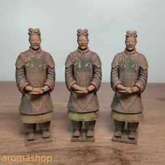 ♥中国　発掘　傭　馬　人物　注水　頭欠損　骨董品 始皇帝の兵馬俑で発見された「2200年前の指紋」最新分析が明かす