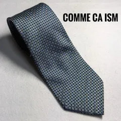 2:ネクタイ COMME CA ISM 約8.4cm ネイビー B 563★