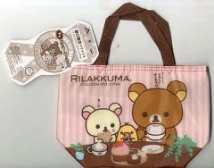 【中古】バッグ(キャラクター) リラックマ＆コリラックマ(ピンク) ミニクーラーバッグ 「一番くじ リラックマ chocolate and coffee」 F賞