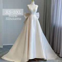 ウェディングドレス ドレス 大きいサイズ ホワイト リボン 白 レース チュール S M L XL LL 花嫁 披露宴 パーティー ジッパータイプ 結婚式 刺繍 謝恩会 シンプル レース 透け感 ノースリーブ