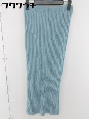 ◇ Sonny Label URBAN RESEARCH ウエストゴム スリット 膝下丈 ナロー スカート サイズF ブルー系 レディース  【1109280008504】