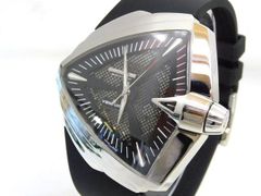 新品同様品 HAMILTON ハミルトン ベンチュラ XXL Auto ■ H24655331 ラバーベルト 腕時計 自動巻き オートマ メンズ ウォッチ 裏スケ □7D