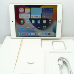 未使用に近い極美品 　iPad mini4 Wi-Fi+Cellularモデル 16GB  白ロム  SIMフリー  iOS 15.8  付属品完備