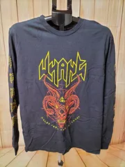 GILDAN（ギルダン）WYANT デビルグラフィック ロングスリーブTシャツ ブラック Mサイズ