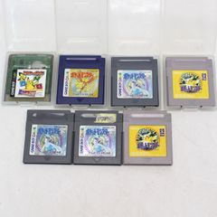 143)ゲームボーイカラー ソフト ポケモン まとめて7個