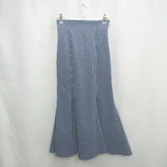 ◇ ◎ Θ NATURAL BEAUTY BASIC ロング マーメイド スカート サイズPS ブルー系 レディース E  【1503060004074】