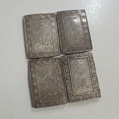 ☆貴重☆ 天保一分銀 8.7g 4枚 - メルカリ