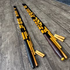 へら竿２本【中古】ヘラブナ釣り 一作 あざみ 540 6本継 一作 約460 5本継 和竿 竹竿 ヘラ竿 淡水　フィッシング/513525