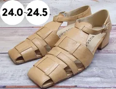 展示品【ファビオルスコーニ】S-6329 グルカサンダル 24～24.5㎝ 240327W007