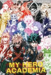 [중고] 잡화 집합 디자인 아트 보드 [내 영웅 아카데미아] 점프 축제 2021 한정