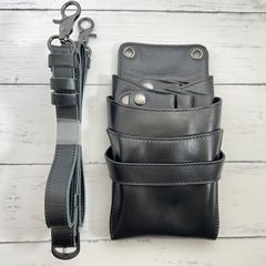 シザーケース 鞘 SAYA ポシェットタイプ 牛革 【ブラック】 - メルカリ