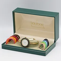 GUCCI チェンジベゼルのみ　11色セット♪箱付き！ GUCCI - 美品 GUCCI チェンジベゼル 11色 ベゼルのみの通販 by